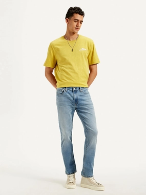 Everyday Outdoor Enthusiast Vibrant Body Friendly Men's 511 Blue Slim Fit Mid Rise Jeans