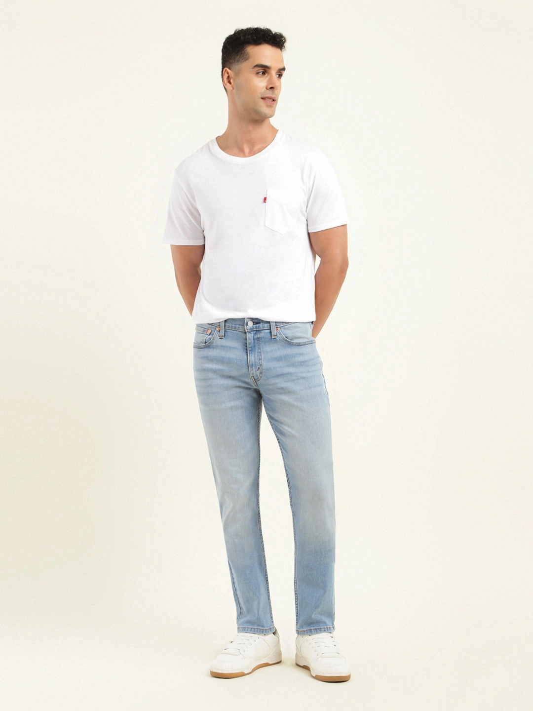 Men's 511 Blue Slim Fit Mid Rise Jeans Sharp Vibe