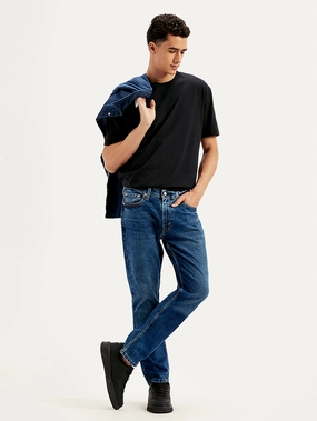 Men's 511 Blue Slim Fit Mid Rise Jeans Modern Attire