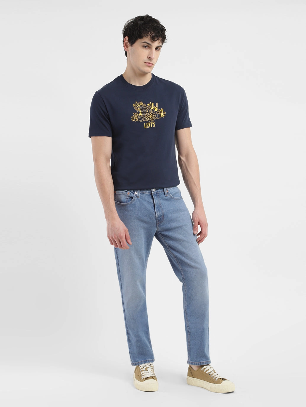 Everyday Shopping Day Daywear Fit Men's 511 Blue Slim Fit Mid Rise Jeans