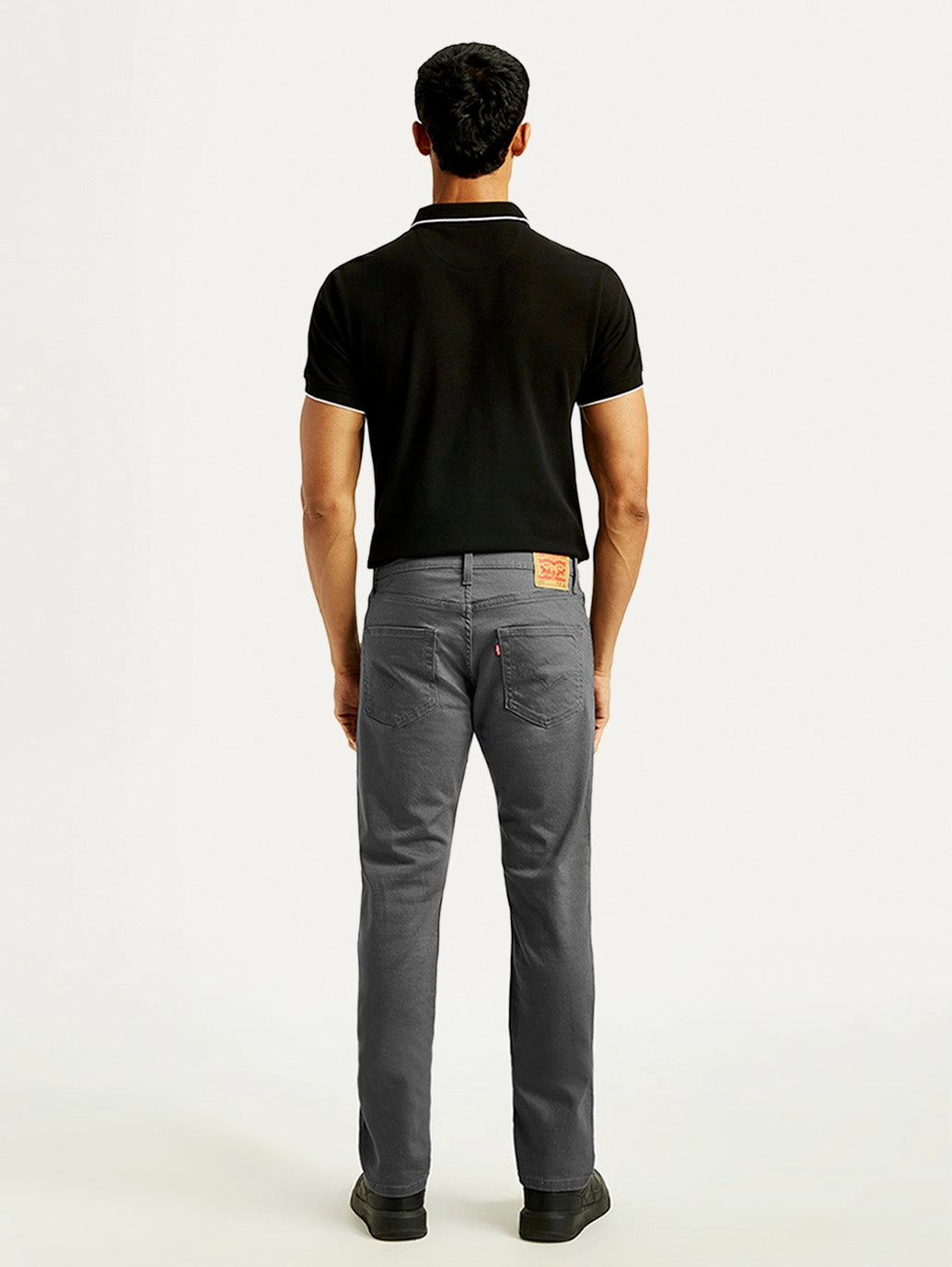 Minimalist Style Family Style Comfy Everyday Comfort Men's 511 Charcoal Grey Overdyed Slim Fit Mid Rise Jeans