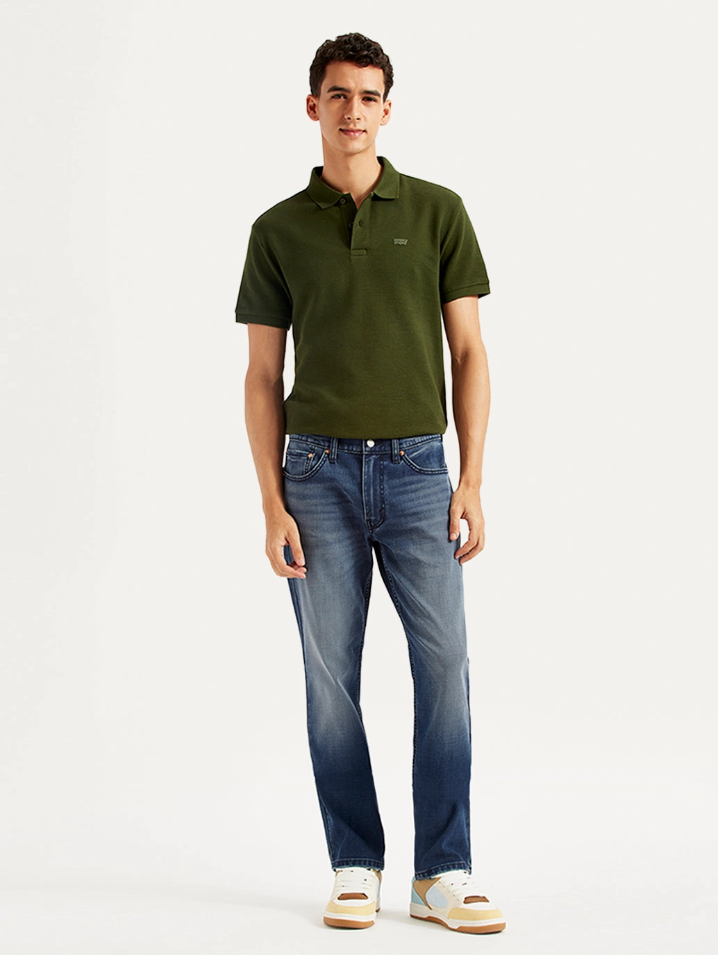 Fashion Must-Have Men's 511 Dark Blue Slim Fit Mid Rise Jeans