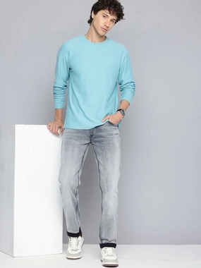 Men's 511 Grey Slim Fit Mid Rise Jeans Smart Casual