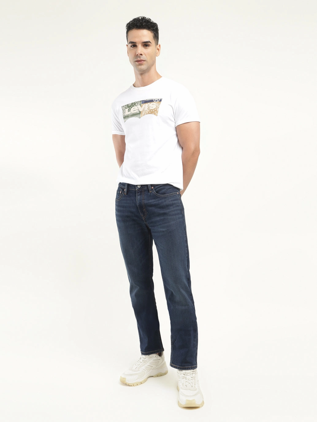 elastic waistband Men's 511 Indigo Slim Fit Mid Rise Jeans