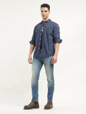 Men's 511 Indigo Slim Fit Mid Rise Jeans Quick Drying Fabric