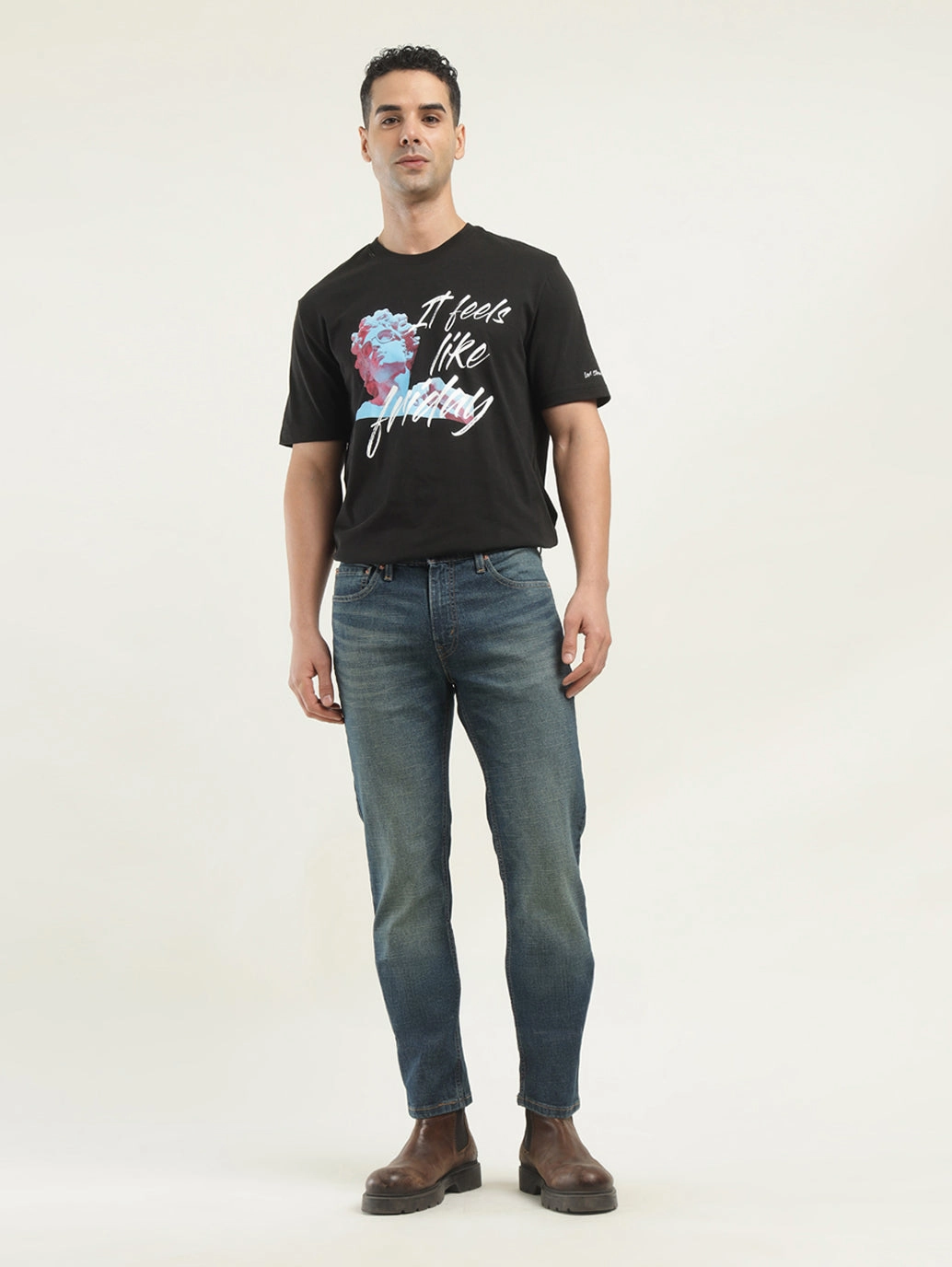 Weekend Vibes Chill Comfort Men's 511 Indigo Slim Fit Mid Rise Jeans