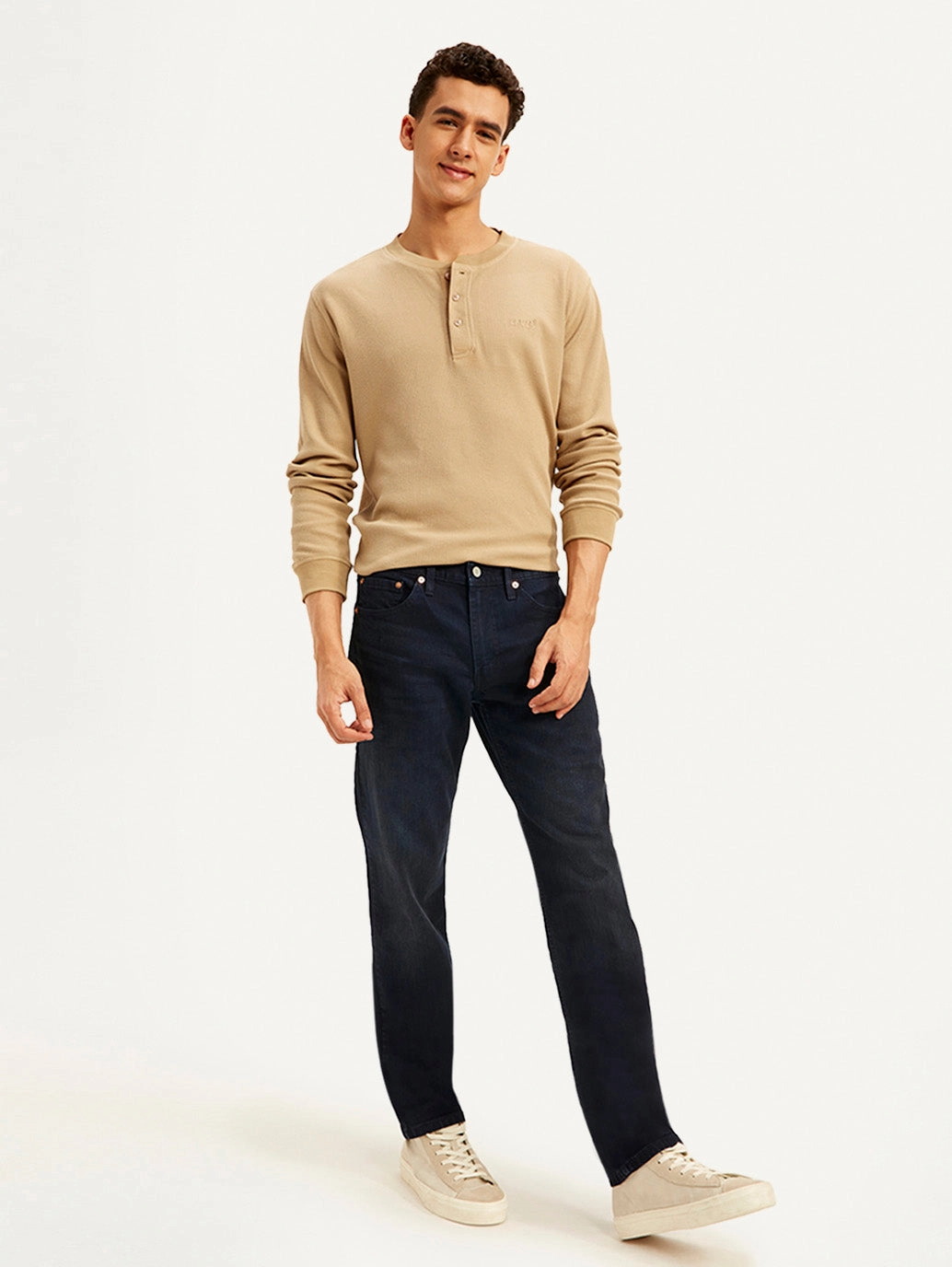 Modern Fit Men's 511 Navy Blue Slim Fit Mid Rise Jeans