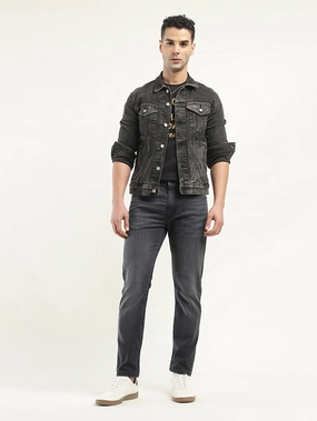Men's 512 Black Slim Tapered Fit Mid Rise Jeans Traveler Gear Luxury