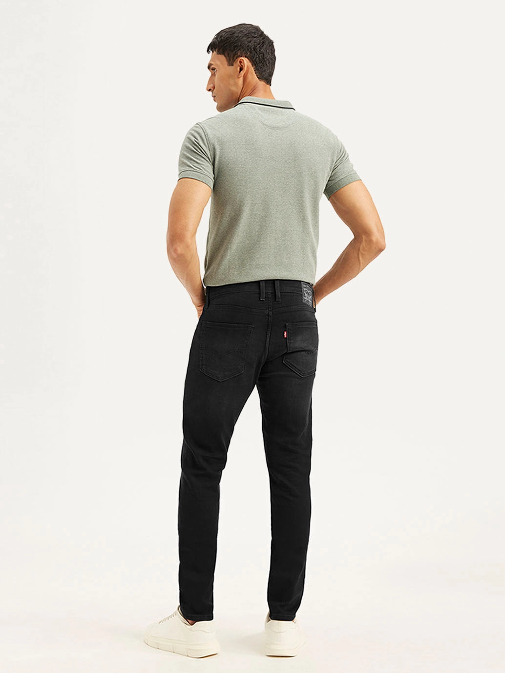 Men's 512 Black Slim Tapered Fit Mid Rise Jeans Trendy High Quality Neutral Loose