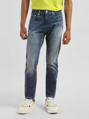 Active Comfort Men's 512 Blue Slim Tapered Fit Mid Rise Jeans