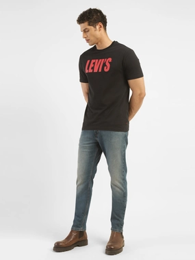 Daily Function Men's 512 Blue Slim Tapered Fit Mid Rise Jeans