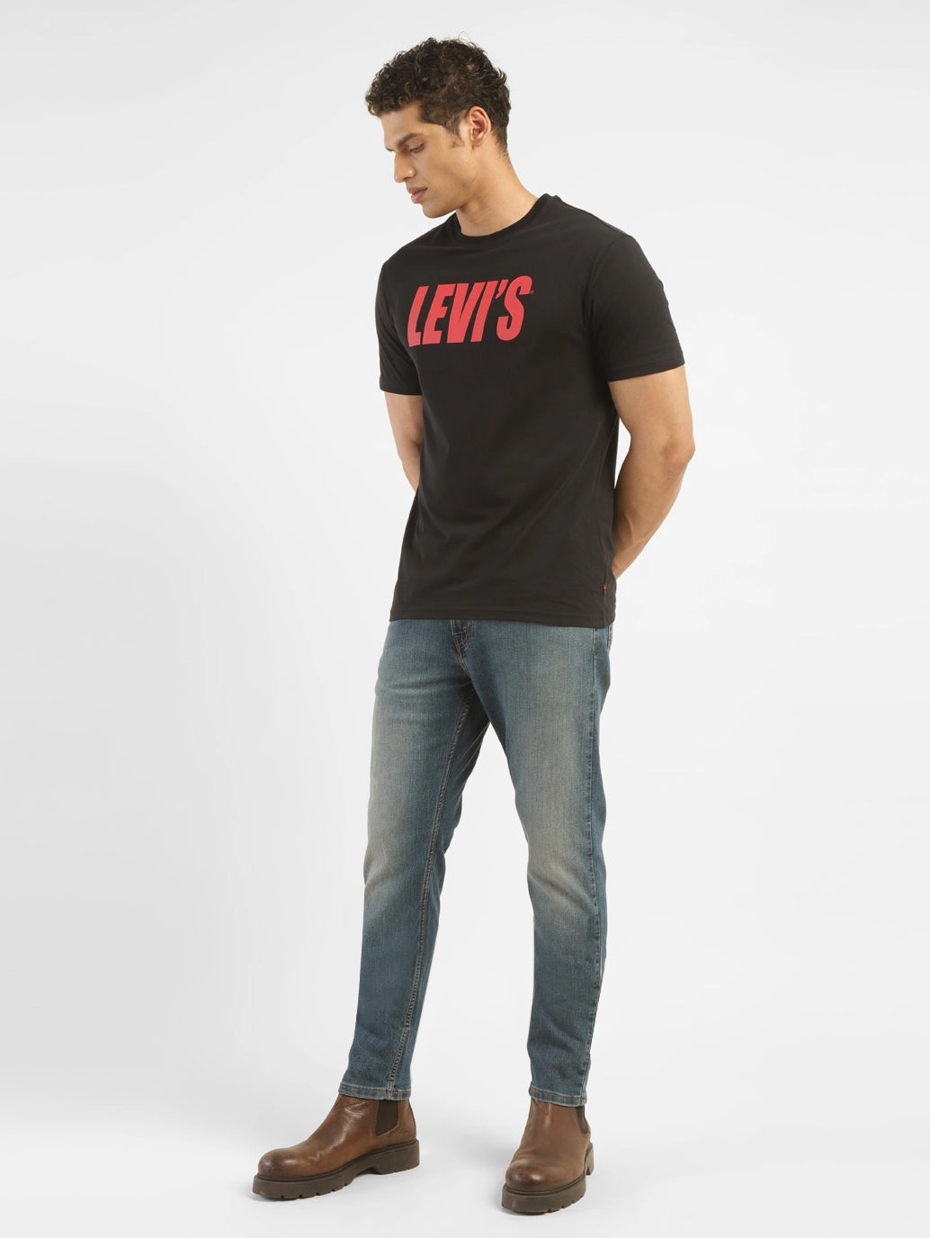 Family Style Parent Style Smart Casual Fits Everyone Men's 512 Blue Slim Tapered Fit Mid Rise Jeans
