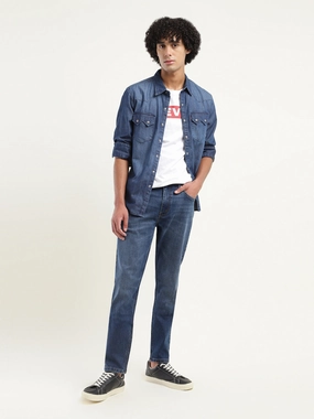 Seasonal piece Men's 512 Blue Slim Tapered Fit Mid Rise Jeans