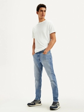 Men's 512 Indigo Slim Tapered Fit Mid Rise Jeans Flattering Style