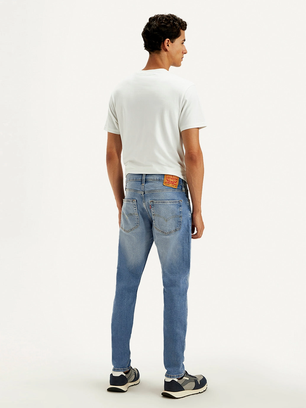 Winter Warmth Durable Popular Option Men's 512 Indigo Slim Tapered Fit Mid Rise Jeans
