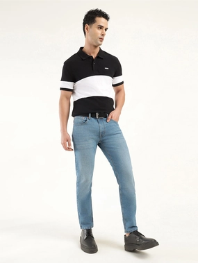 Men's 512 Indigo Slim Tapered Fit Mid Rise Jeans Modern Attire