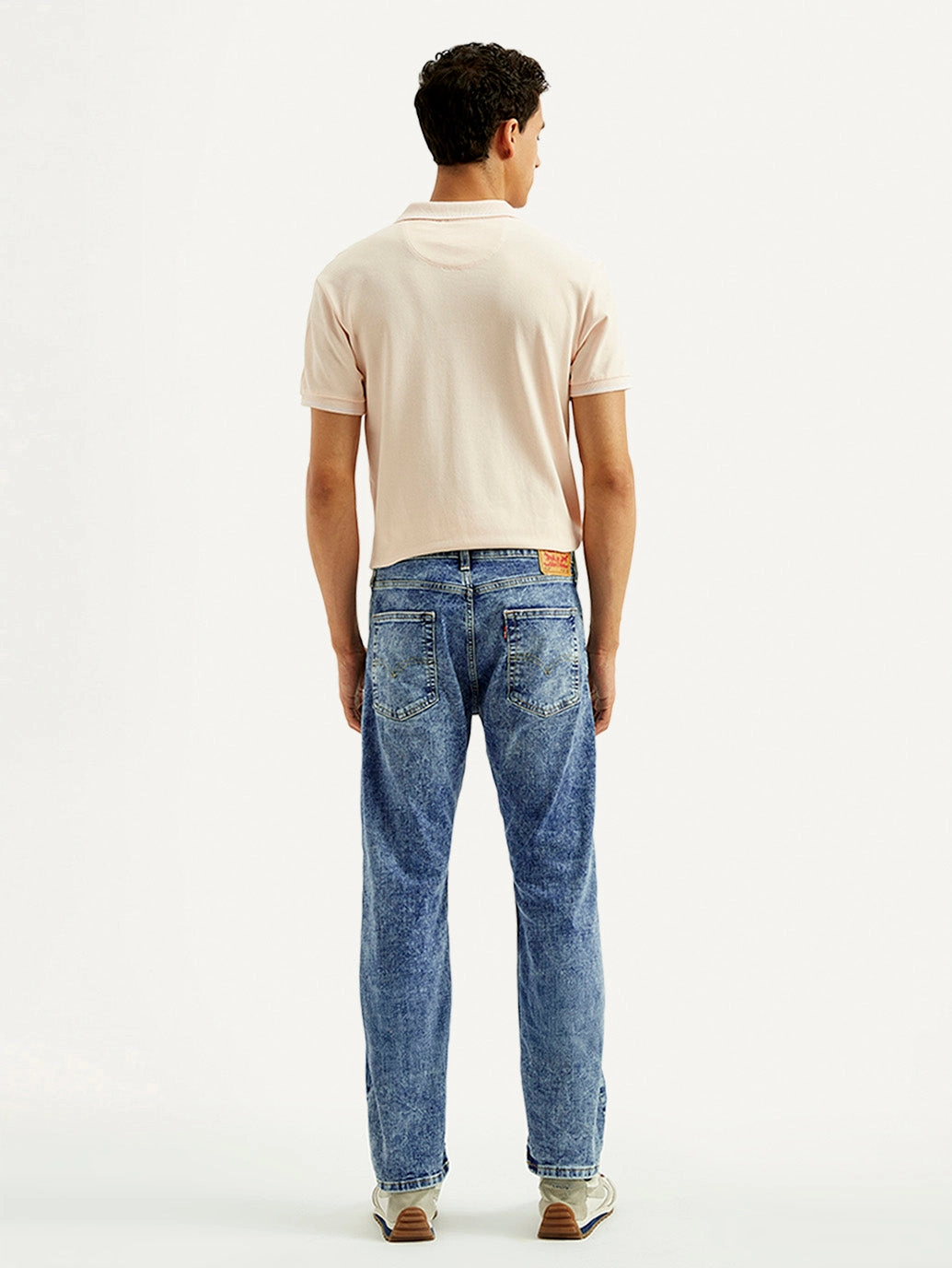 Perfect Basic Men's 513 Blue Slim Straight Fit Mid Rise Jeans