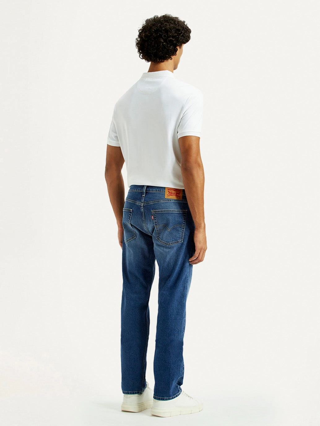 Men's 513 Indigo Slim Straight Fit Mid Rise Jeans Comfortable Appearance