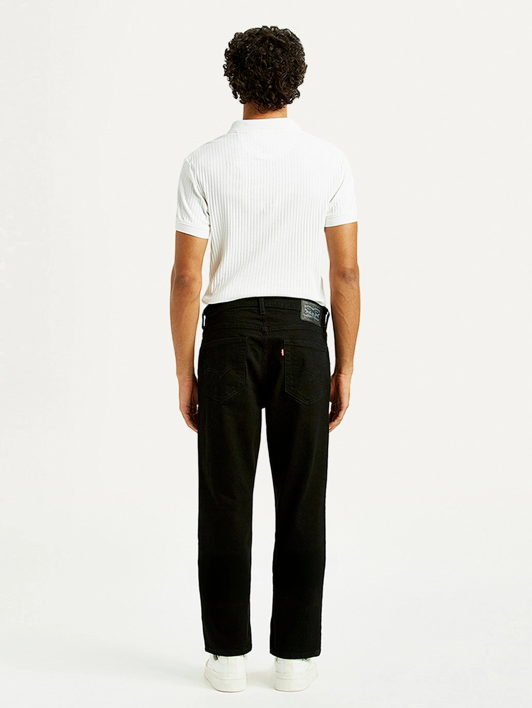 Men's 541 Black Athletic Tapered Fit Mid Rise Jeans Affordable Unisex Wear Elegant Bold Look