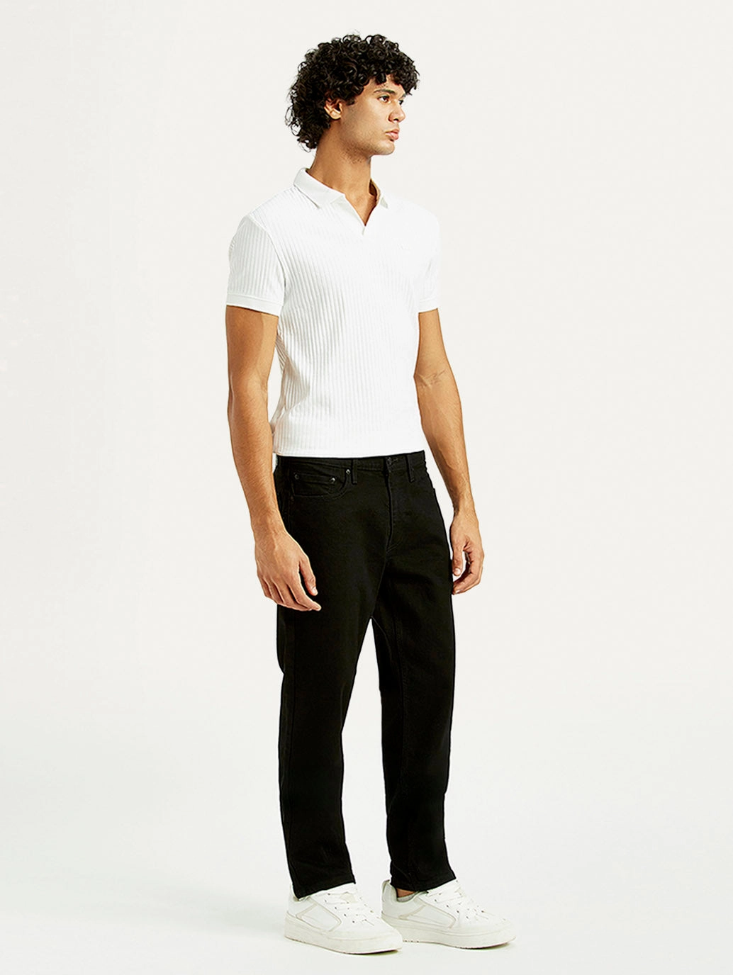 Low Maintenance Denim Urban Ready Men's 541 Black Athletic Tapered Fit Mid Rise Jeans
