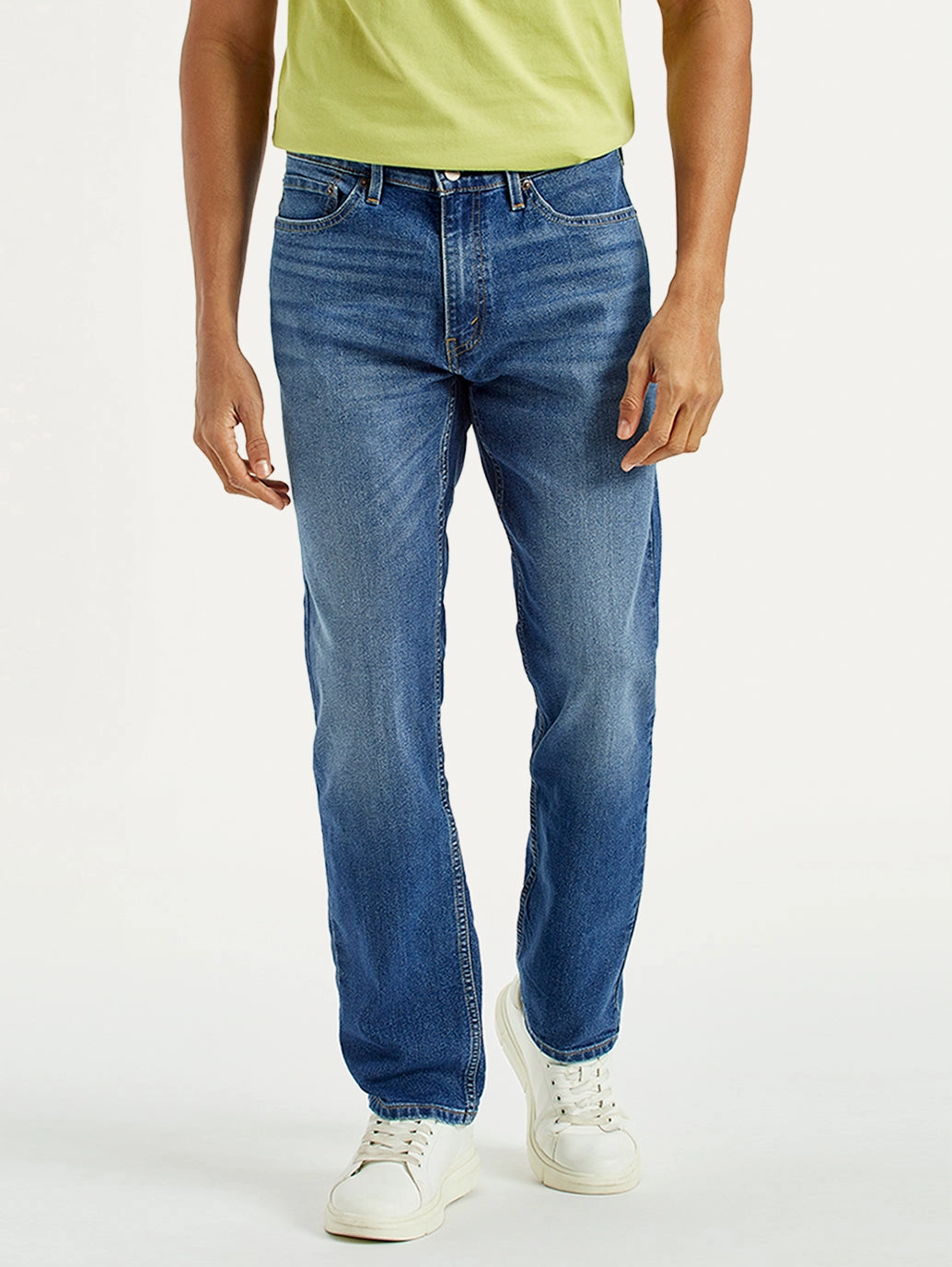 Neutral Style Men's 541 Indigo Athletic Tapered Fit Mid Rise Jeans