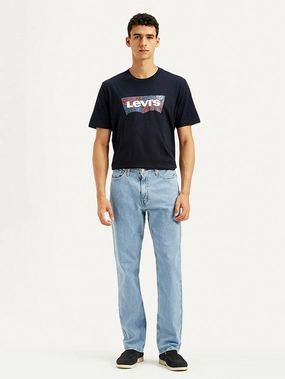 Soft Date Night Street Fashion Casual Musthave Men's 541 Light Blue Athletic Tapered Fit Mid Rise Jeans