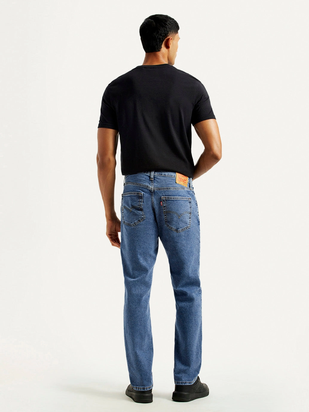 Artist Vibe Durable Men's 541 Med Indigo Athletic Tapered Fit Mid Rise Jeans