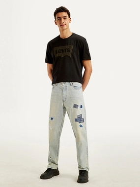 Fashion Daily Men's 550'92 Blue Loose Fit Mid Rise Jeans