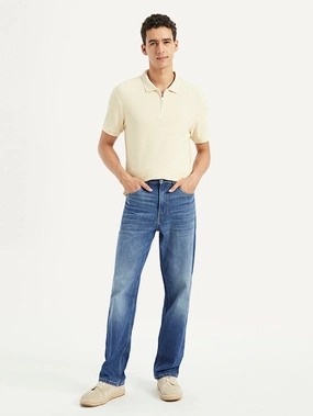 Contemporary Cut Men's 568 Blue Loose Fit Mid Rise Jeans