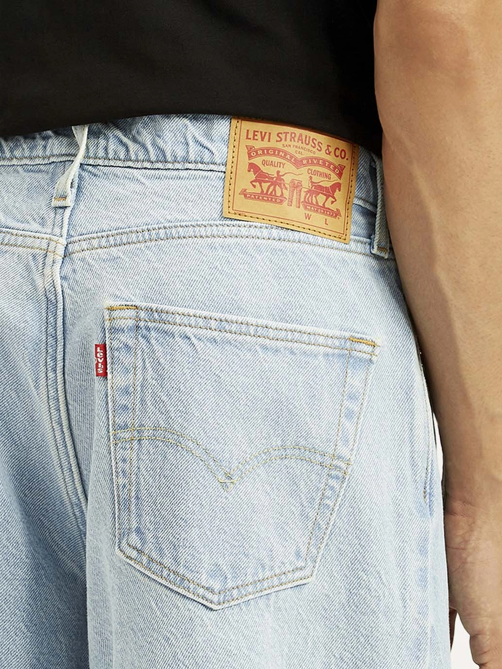 Casual Days Men's 578 Light Indigo Loose Fit Mid Rise Jeans