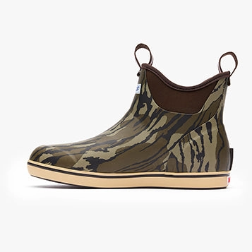 Wedge Heel Classic Comfort Men's 6" Mossy Oak? Bottomland Ankle Deck Boot
