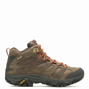MEN'S MOAB 3 PRIME MID WATERPROOF Seamless Comfort Snowy Path Velvet Texture