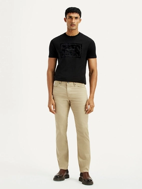 Men's Redloop 511 Beige Slim Fit Mid Rise Chinos Effortless Style One For All