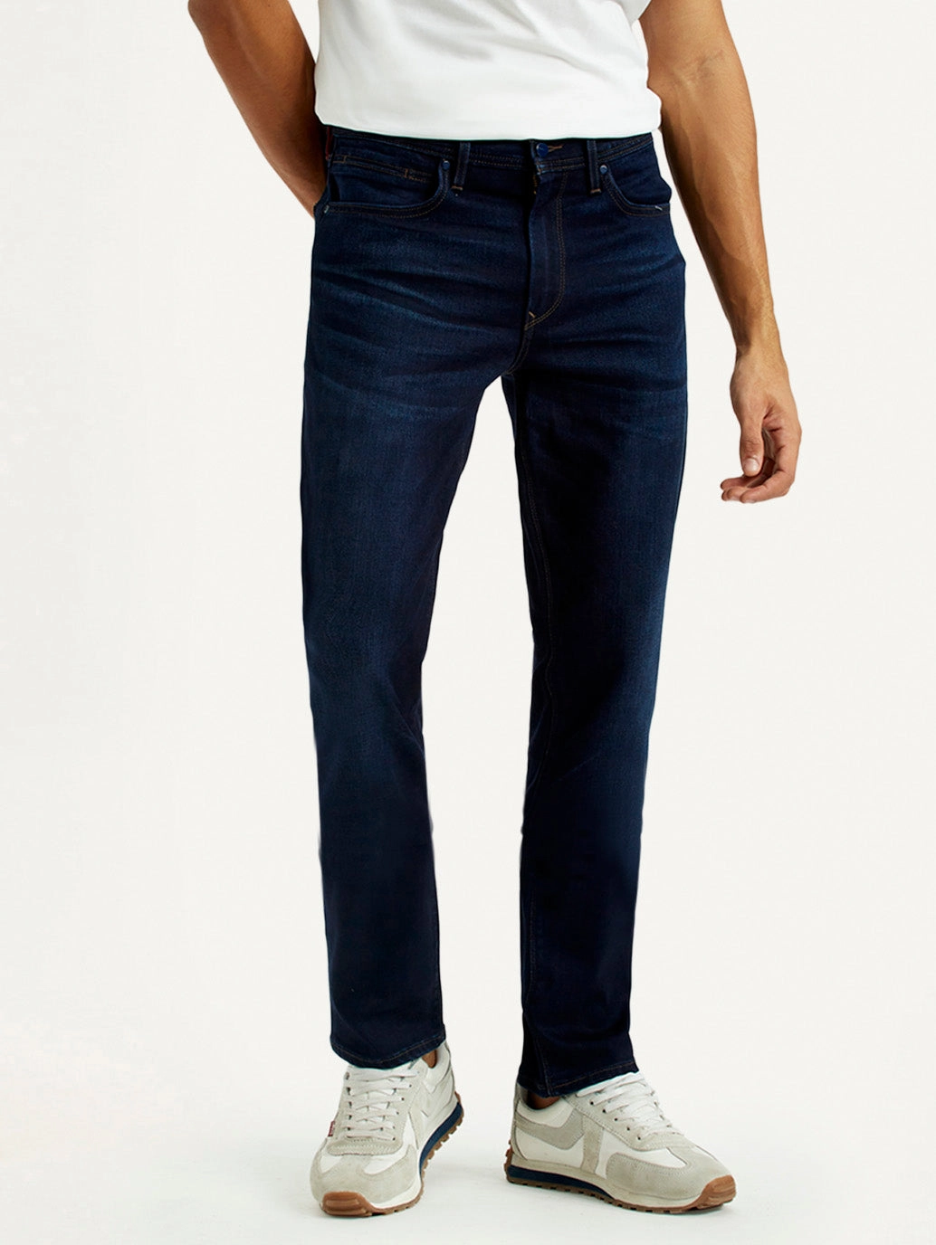 Men's Redloop 511 Dark Indigo Slim Fit Mid Rise Jeans Nature Lover Party Look