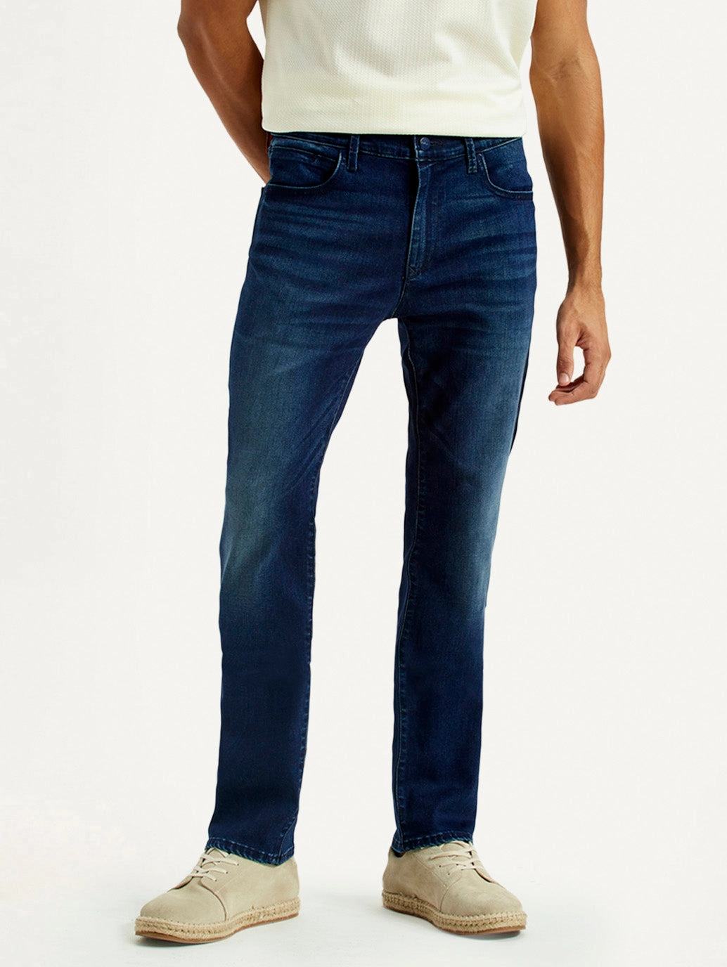 Sustainable Road Trip Men's Redloop 511 Dark Indigo Slim Fit Mid Rise Jeans