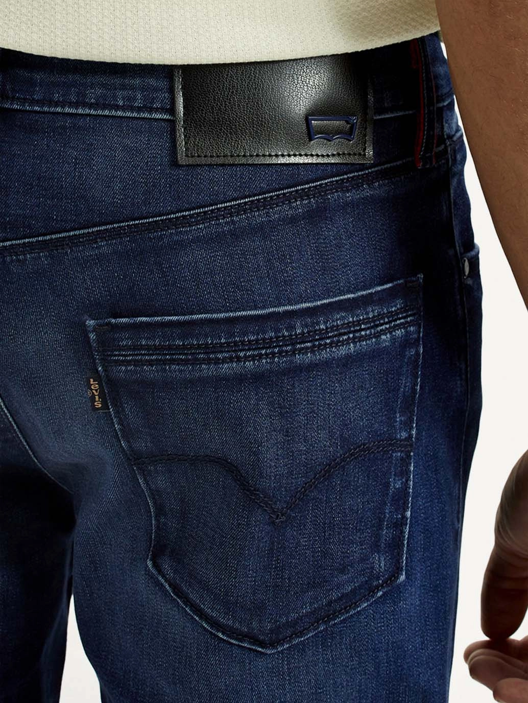 Men's Redloop 511 Dark Indigo Slim Fit Mid Rise Jeans Any Occasion