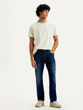 Street Style Men's Redloop 511 Dark Indigo Slim Fit Mid Rise Jeans