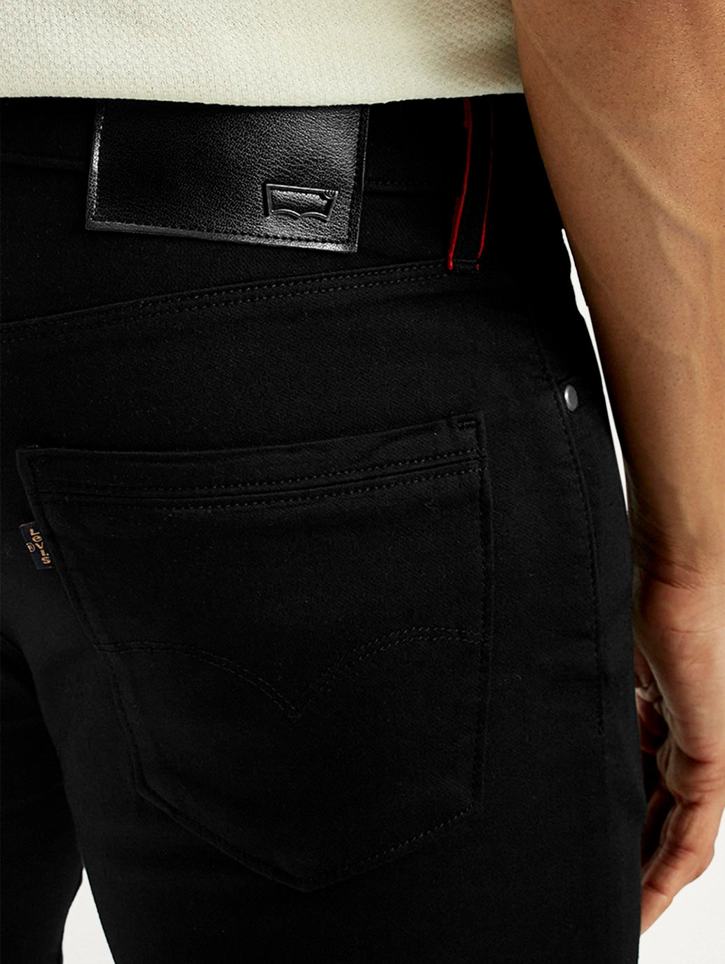Men's Redloop 511 Dark Indigo Slim Fit Mid Rise Jeans Clean Lines
