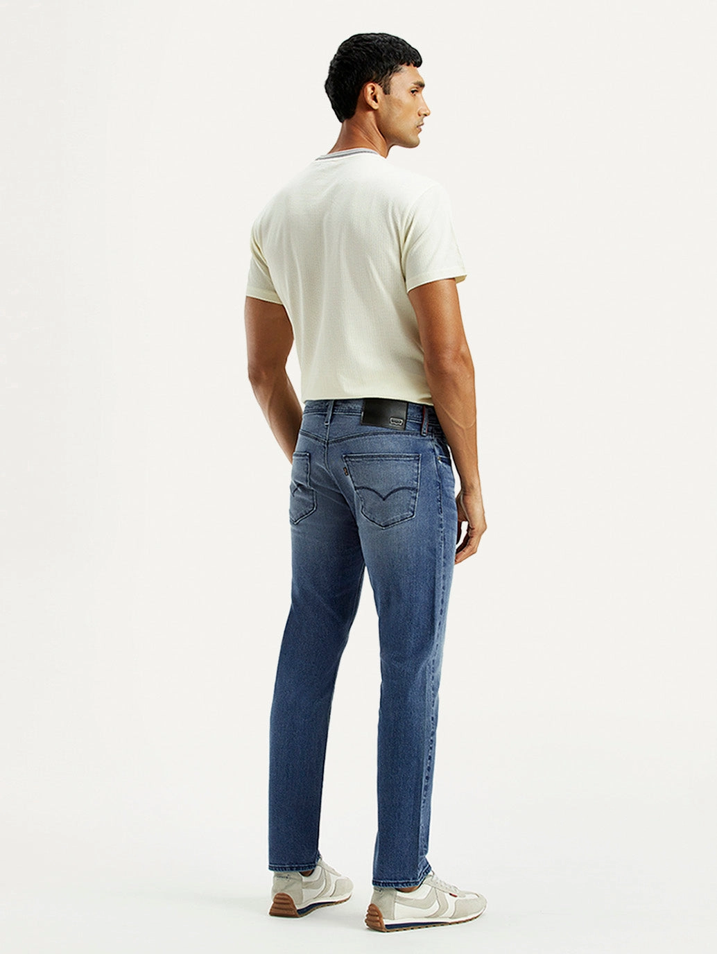 Outfit Base Men's Redloop 511 Dark Indigo Slim Fit Mid Rise Selvedge Jeans