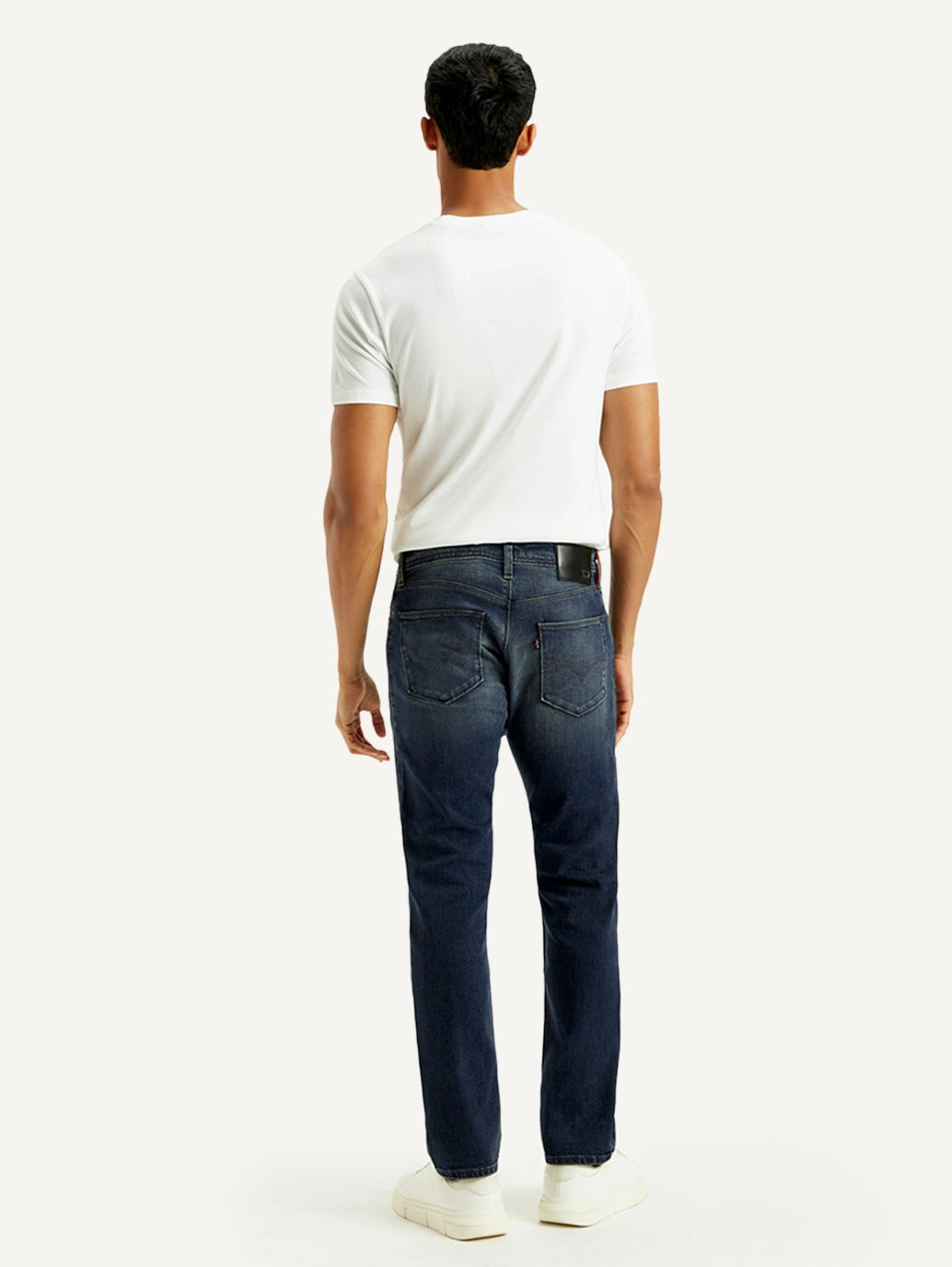 No Fuss Style Daily Go-To Men's Redloop 511 Dark Indigo Slim Fit Mid Rise Selvedge Jeans