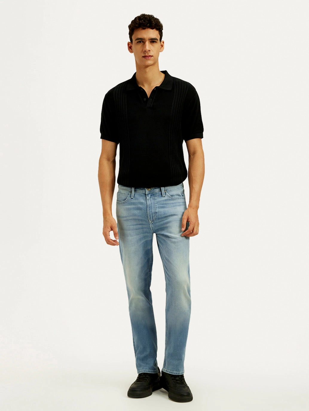 Men's Redloop 511 Light Indigo Slim Fit Mid Rise Jeans Wardrobe Classic Trend Setter Vintage Lover