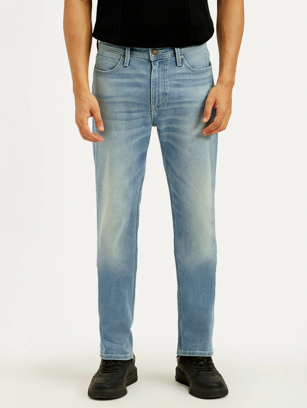 Balanced Look Men's Redloop 511 Light Indigo Slim Fit Mid Rise Jeans