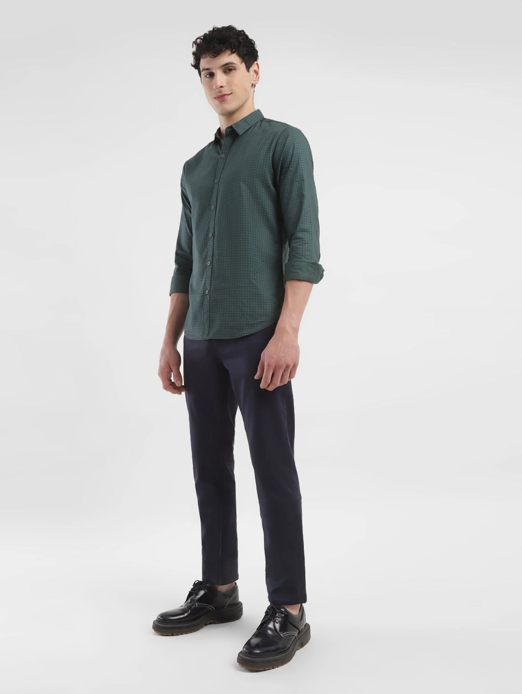 Modern Vibes Men's Redloop 511 Navy Blue Slim Fit Mid Rise Jeans