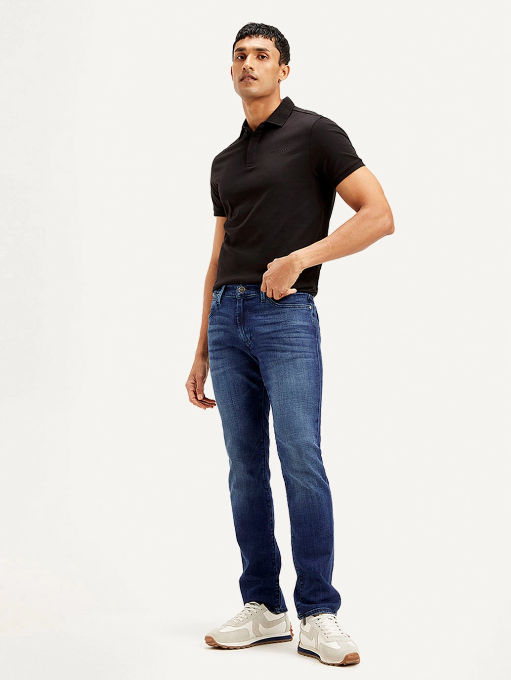 Men's Redloop 511 Slim Fit Mid Rise Jeans Trend Setter Smart Casual Classic Wear