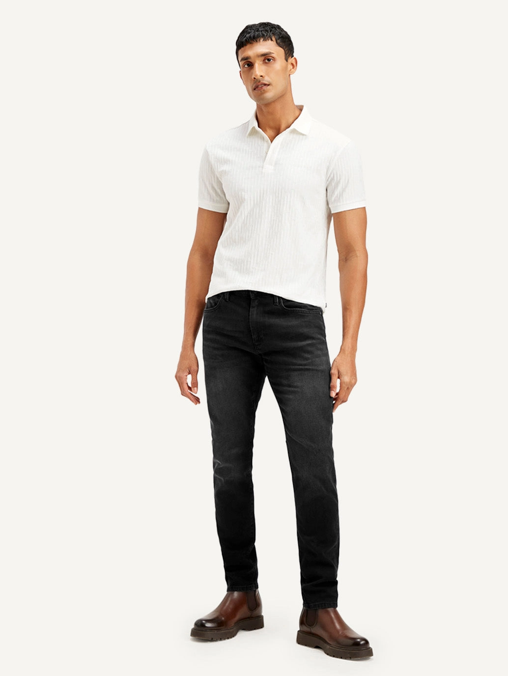 Trend Setter Vintage Lover Men's Redloop 512 Slim Tapered Fit Mid Rise Jeans