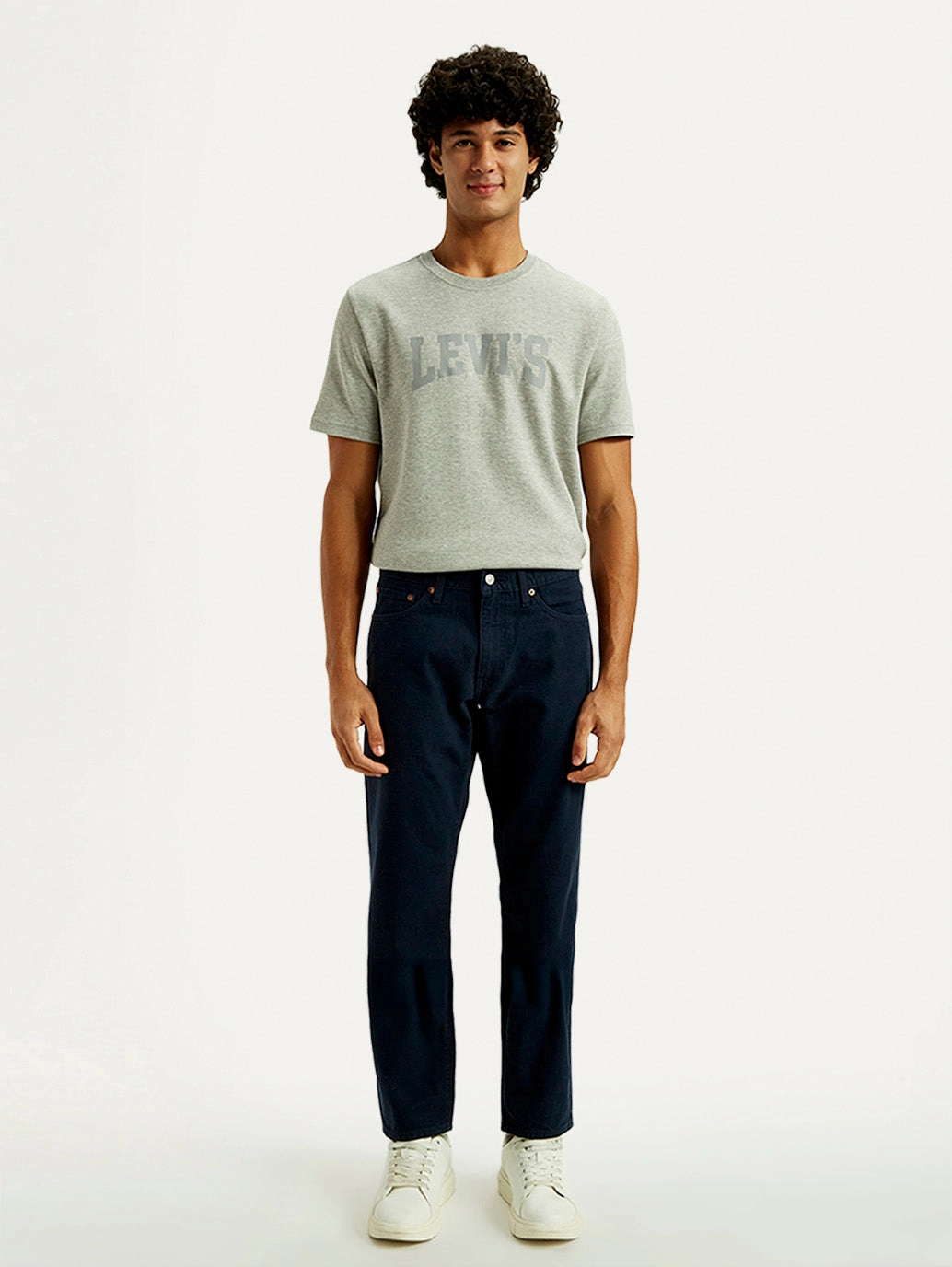On-the-Go Look Men's Redloop 541 Blue Athletic Tapered Fit Mid Rise Selvedge Jeans