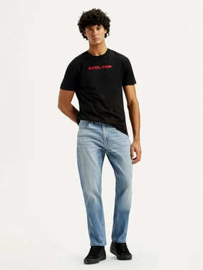 Quick Outfit Weekend Style Men's Redloop 541 Light Indigo Athletic Tapered Fit Mid Rise Jeans