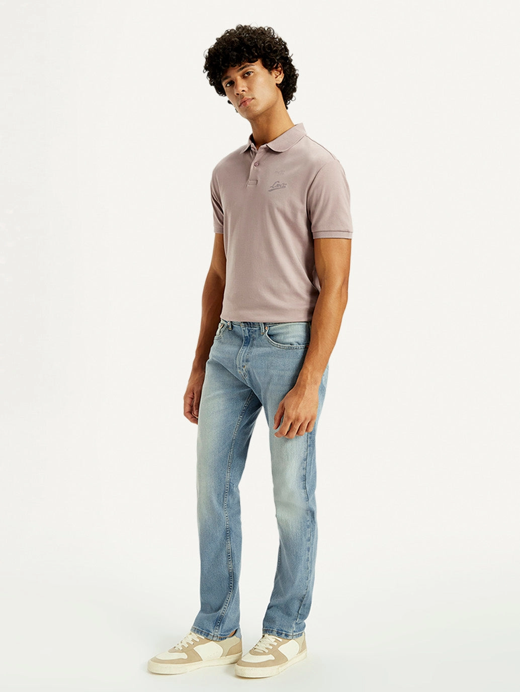 Men's Tinted 505 Light Indigo Straight Fit Mid Rise Jeans Fall Outfit Always Needed