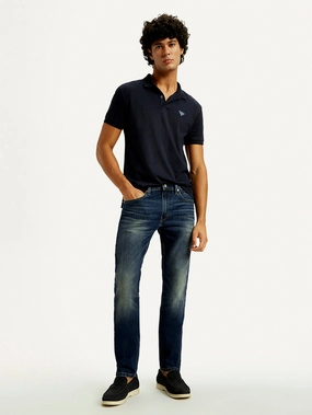Plain style Men's Tinted 512 Med Indigo Slim Tapered Fit Mid Rise Jeans