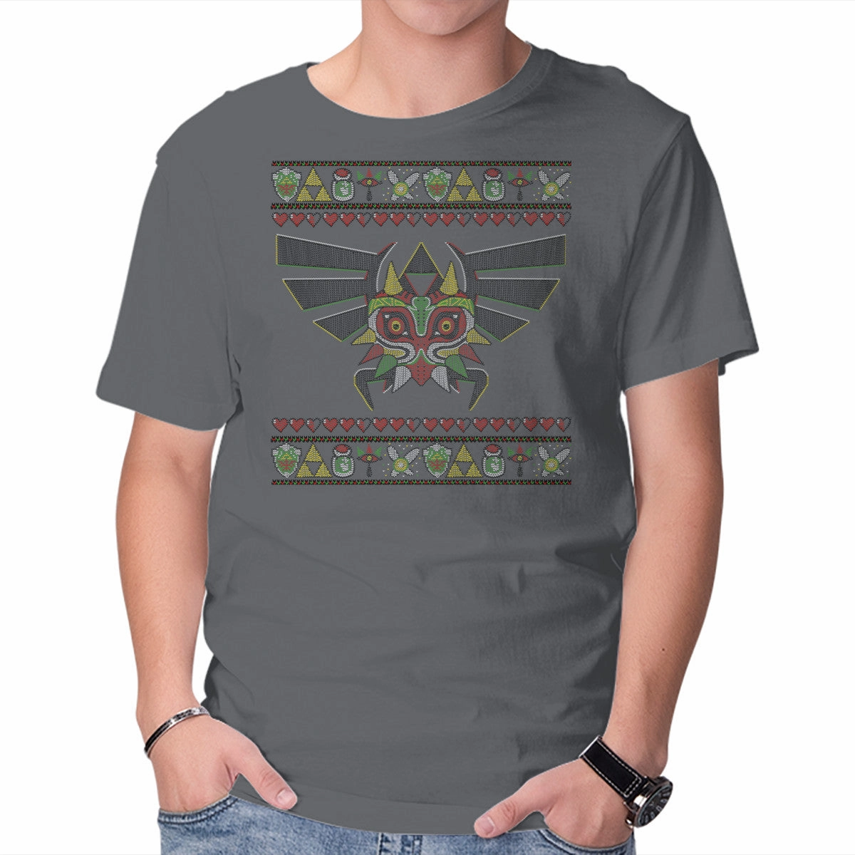 Fade Resistant Dye Printed Logo Merry Maskmas